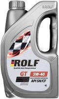 Моторное масло Rolf GT 5W-40 4л
